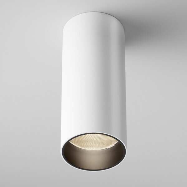 LED Aufbauspot Aluminium Weiß Ø5,2 cm 3000 K 12 W