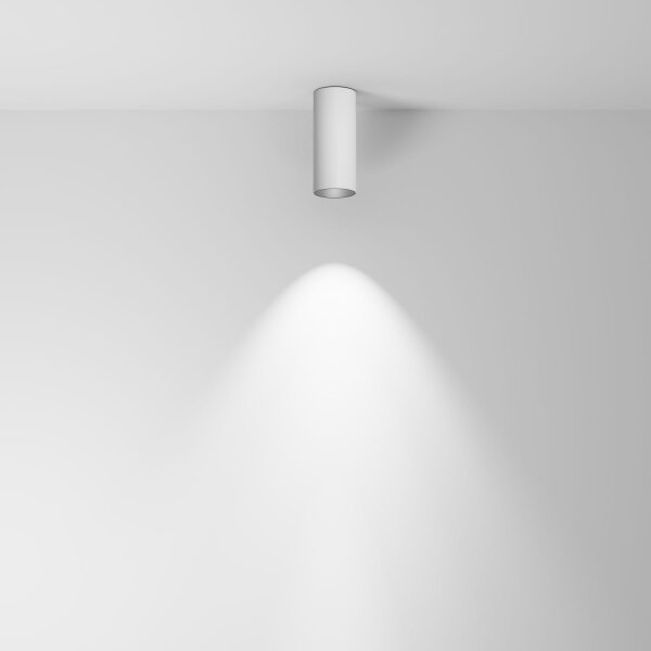 LED Aufbauspot Aluminium Weiß Ø5,2 cm 3000 K 12 W