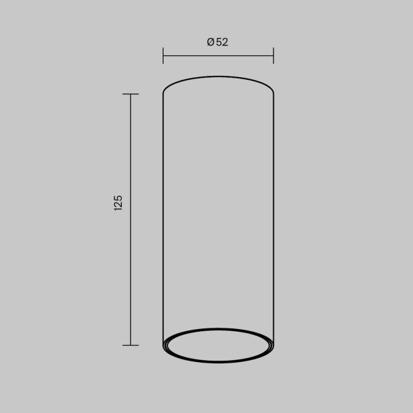 LED Aufbauspot Aluminium Weiß Ø5,2 cm 3000 K 12 W
