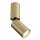 Deckenspot Aluminium in Gold beweglich GU10 L:5,2 cm