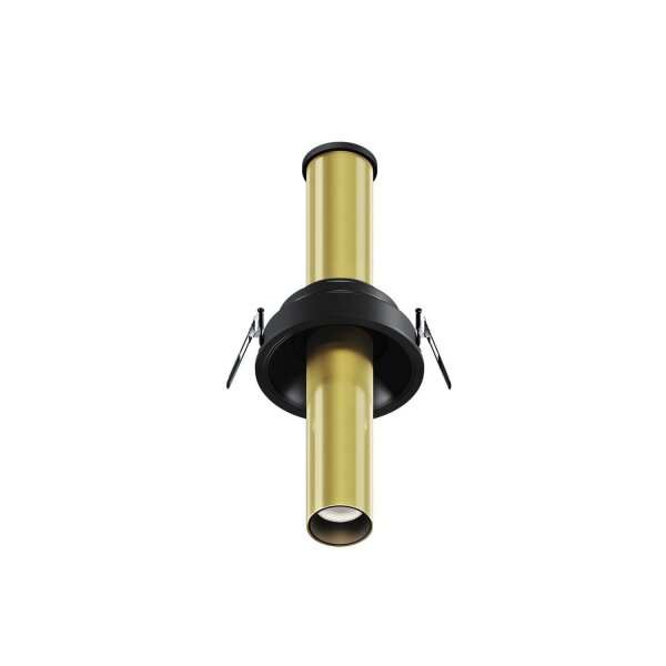 LED Einbauleuchte flexibel in Messing Ø3 cm 3000 K 7 W
