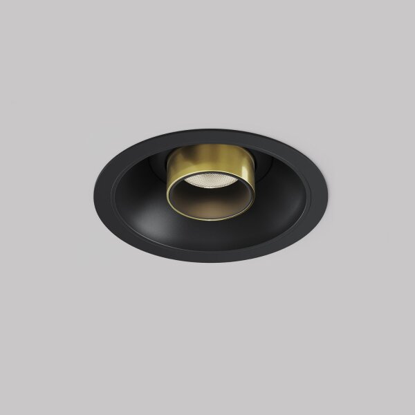 LED Einbauleuchte flexibel in Messing Ø3 cm 3000 K 7 W
