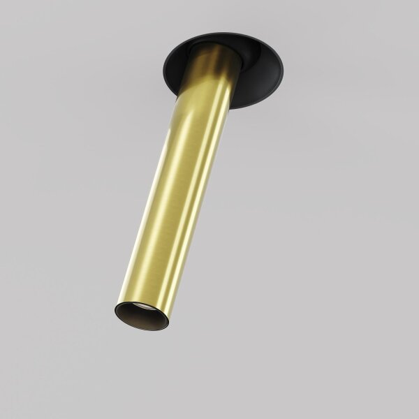 LED Einbauleuchte flexibel in Messing H:31 cm 3000 K