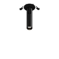 LED Einbauleuchte Aluminium Schwarz &Oslash;3 cm rund 3000 K