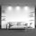 Runde Deckenlampe Aluminium H:9,6 cm GX53 Schwarz Gold