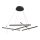 LED Hängelampe Aluminium Schwarz L:101 cm 3000 K 79 W