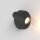 LED Wandspot Schalter Schwarz T:8,5 cm 3000 K flexibel