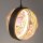 LED Pendelleuchte Glas Metall Schwarz Ø18 cm 2700 K