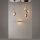 LED Pendelleuchte Glas Metall Schwarz Ø18 cm 2700 K