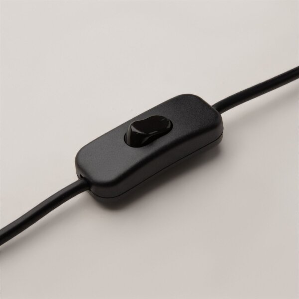 Tischlampe Schreibtisch Schwarz Metall 43 cm G9 Modern