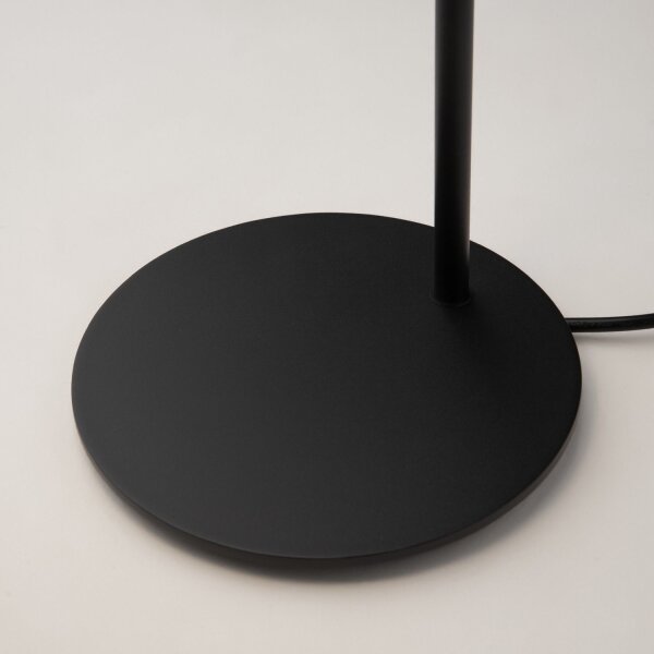Tischlampe Schreibtisch Schwarz Metall 43 cm G9 Modern