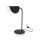 Tischlampe Schreibtisch Schwarz Metall 43 cm G9 Modern