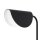 Tischlampe Schreibtisch Schwarz Metall 43 cm G9 Modern