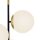 Pendelleuchte Glas Metall in Gold L:33 cm E14 3-flammig