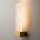 LED Wandlampe Edelstahl Glas in Messing H:31 cm 3000 K