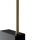 LED Wandlampe indirekt Aluminium Schwarz 3000 K 500 lm
