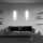 LED Wandlampe indirekt Aluminium Schwarz 3000 K 500 lm