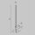 LED Wandlampe indirekt Aluminium Schwarz 3000 K 500 lm