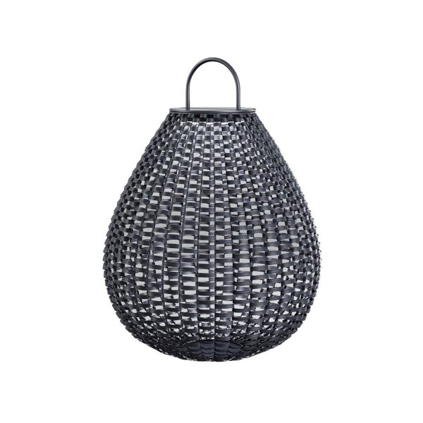 LED Solar Wegeleuchte Sensor Rattan IP65 3000 K 12 h