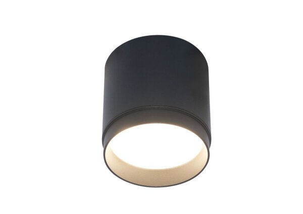 Deckenleuchte Aluminium Schwarz Ø8,2 cm GX53 Aufputz