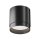 Deckenleuchte Aluminium Schwarz Ø8,2 cm GX53 Aufputz