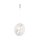 LED Pendelleuchte Stoff Metall Weiß L:45 cm 3000 K 14 W