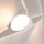 LED Pendelleuchte Stoff Metall Weiß L:45 cm 3000 K 14 W