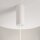 LED Pendelleuchte Stoff Metall Weiß L:45 cm 3000 K 14 W