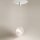 LED Pendelleuchte Stoff Metall Weiß L:45 cm 3000 K 14 W