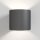 Wandleuchte Up Down Aluminium Schwarz G9 H:8,8 cm