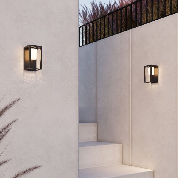 LED Solar Wandleuchte außen Bewegungsmelder IP54 3000 K