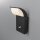 LED Außenlampe Sensor Aluminium Graphit IP65 7 W 3000 K