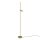 LED Stehlampe dimmbar in Messing 155 cm 3000 K flexibel