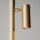 LED Stehlampe dimmbar in Messing 155 cm 3000 K flexibel
