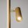 LED Stehlampe dimmbar in Messing 155 cm 3000 K flexibel