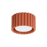 Deckenleuchte Aluminium GX53 &Oslash;10 cm rund Modern Ocker
