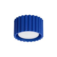 Flache Deckenleuchte GX53 Marineblau &Oslash;10 cm Aluminium