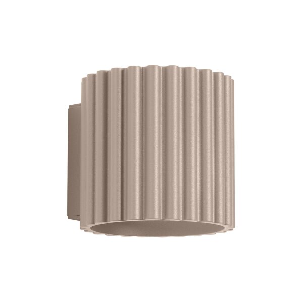Moderne Wandleuchte Up Down Taupe G9 10 cm indirekt