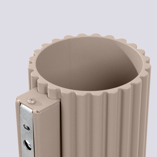 Moderne Wandleuchte Up Down Taupe G9 10 cm indirekt