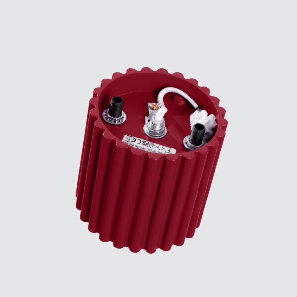 Deckenleuchte Aluminium GU10 Ø10 cm Modern rund Burgund