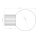 Wandleuchte Glas Aluminium Mokka G9 IP44 B:12 cm