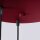 Pendelleuchte Glas Aluminium G9 B:25 cm in Burgund