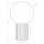 Tischlampe Glas Aluminium Pfirsich G9 19 cm blendarm
