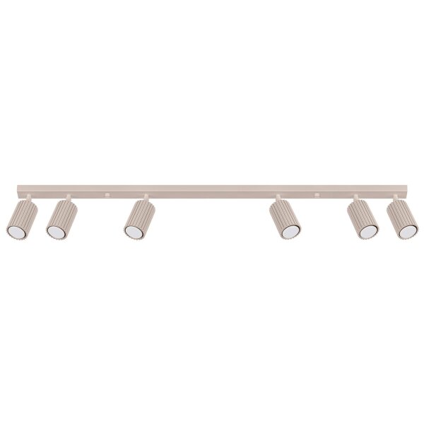 XXL Deckenspot Aluminium Taupe GU10 117 cm flexibel