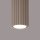 Runde Deckenlampe Aluminium Taupe GU10 H:40 cm Modern