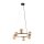 Pendelleuchte Glas Braun Bernstein G9 B:62 cm zeitlos