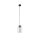 Pendelleuchte Metall Schwarz B:14 cm E27 Glas Lila