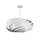 Deckenleuchte Weiß modern B:56 cm Metall E27 4-flammig