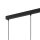 Hängelampe Glas Graphit modern 84 cm Schwarz E27 3-flmg