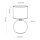 Tischleuchte Grau Modern 36 cm E27 Glas Stoff